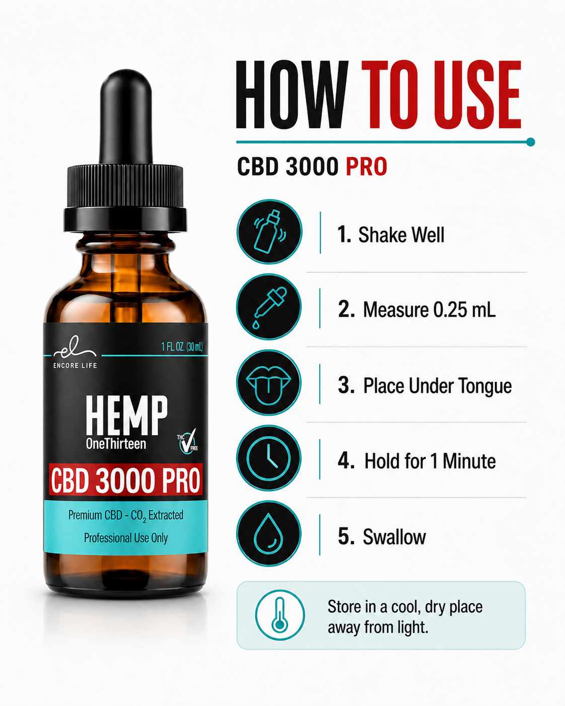 CBD 3000 PRO (Broad Spectrum)