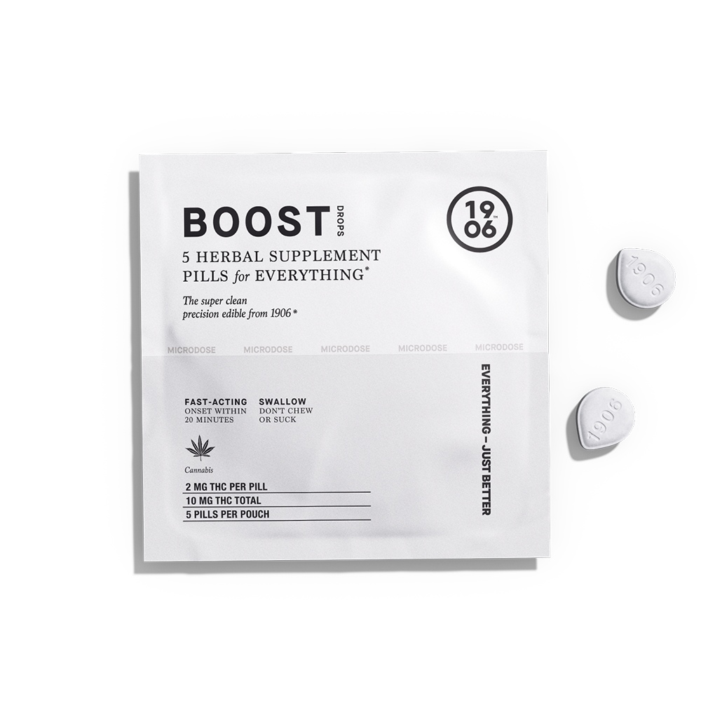 1906 - Boost Pouch (10mg Per Pouch) (25 Pouches Per Case)