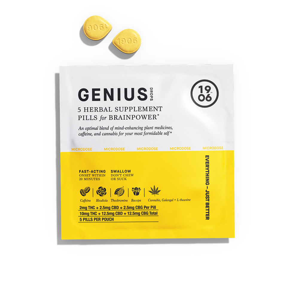 1906 - Genius Pouch (10mg Per Pouch) (25 Pouches Per Case)