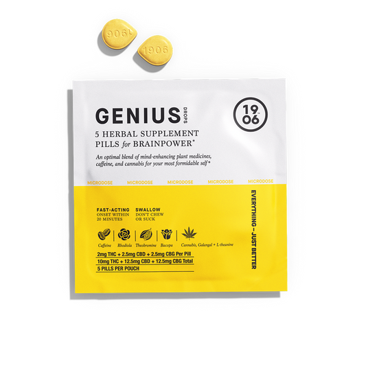 1906 - Genius Pouch (10mg Per Pouch)  (25 Pouches Per Case)