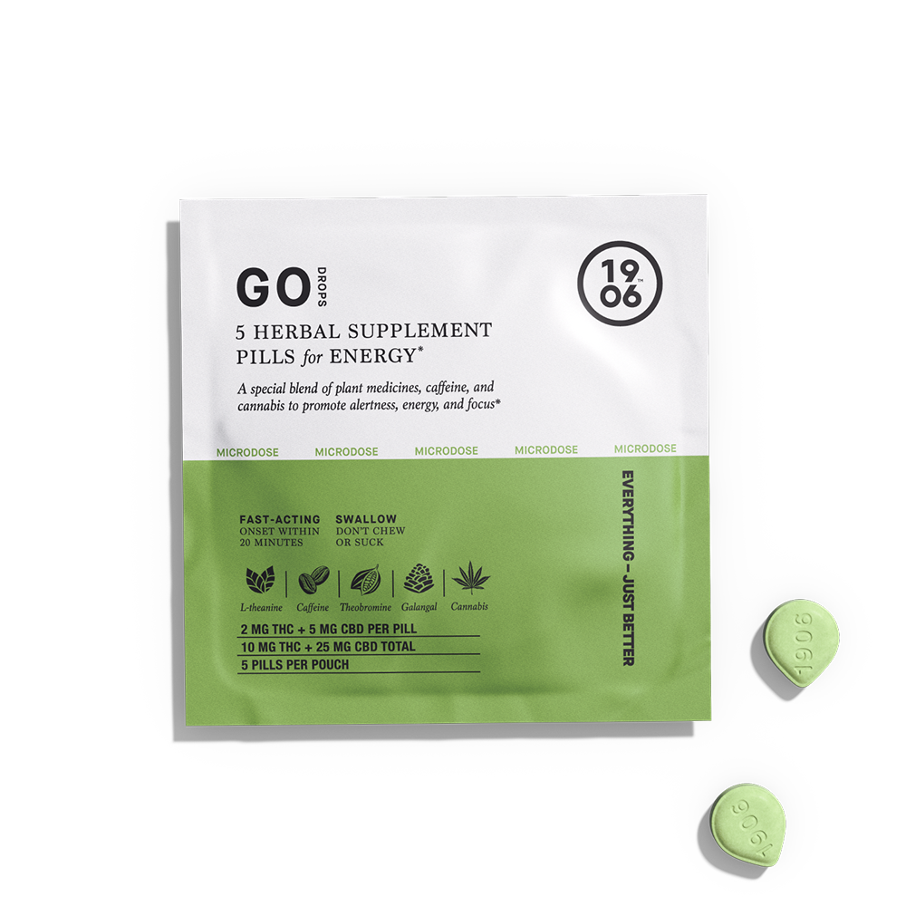 1906 - Go Pouch (10mg Per Pouch) (25 Pouches Per Case)