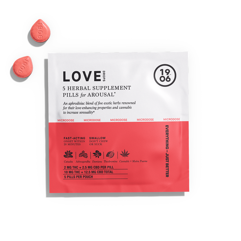 1906 - Love Pouch (10mg Per Pouch) (25 Pouches Per Case)