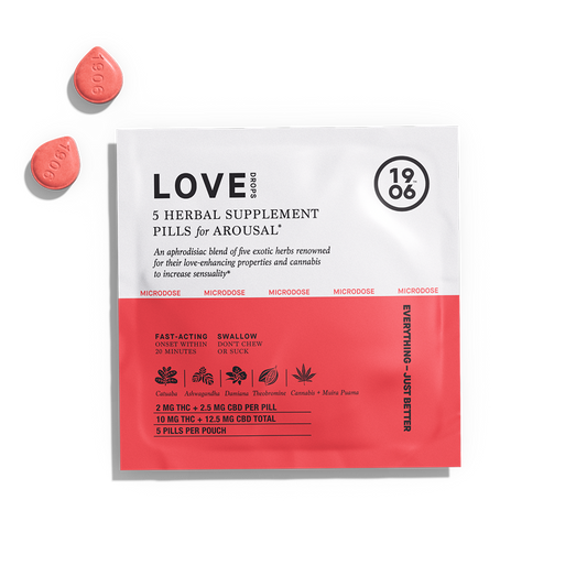 1906 - Love Pouch (10mg Per Pouch)  (25 Pouches Per Case)