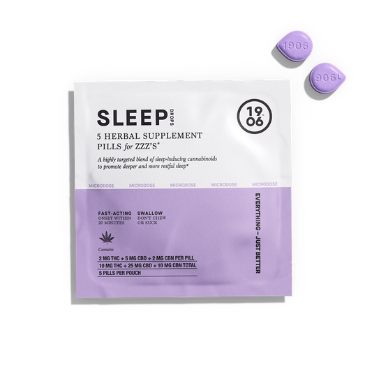1906 -Sleep Pouch (10mg Per Pouch)  (25 Pouches Per Case)