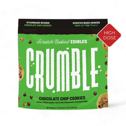 Crumble Chocolate Chip Cookies (300mg) (High Dose)