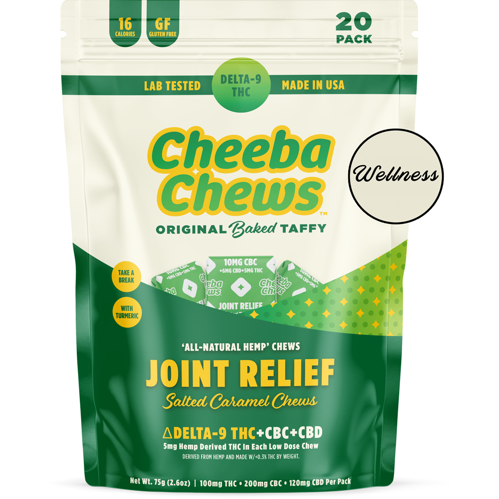 Cheeba Chews - Joint Relief (100mg per bag) (10 bags per case)