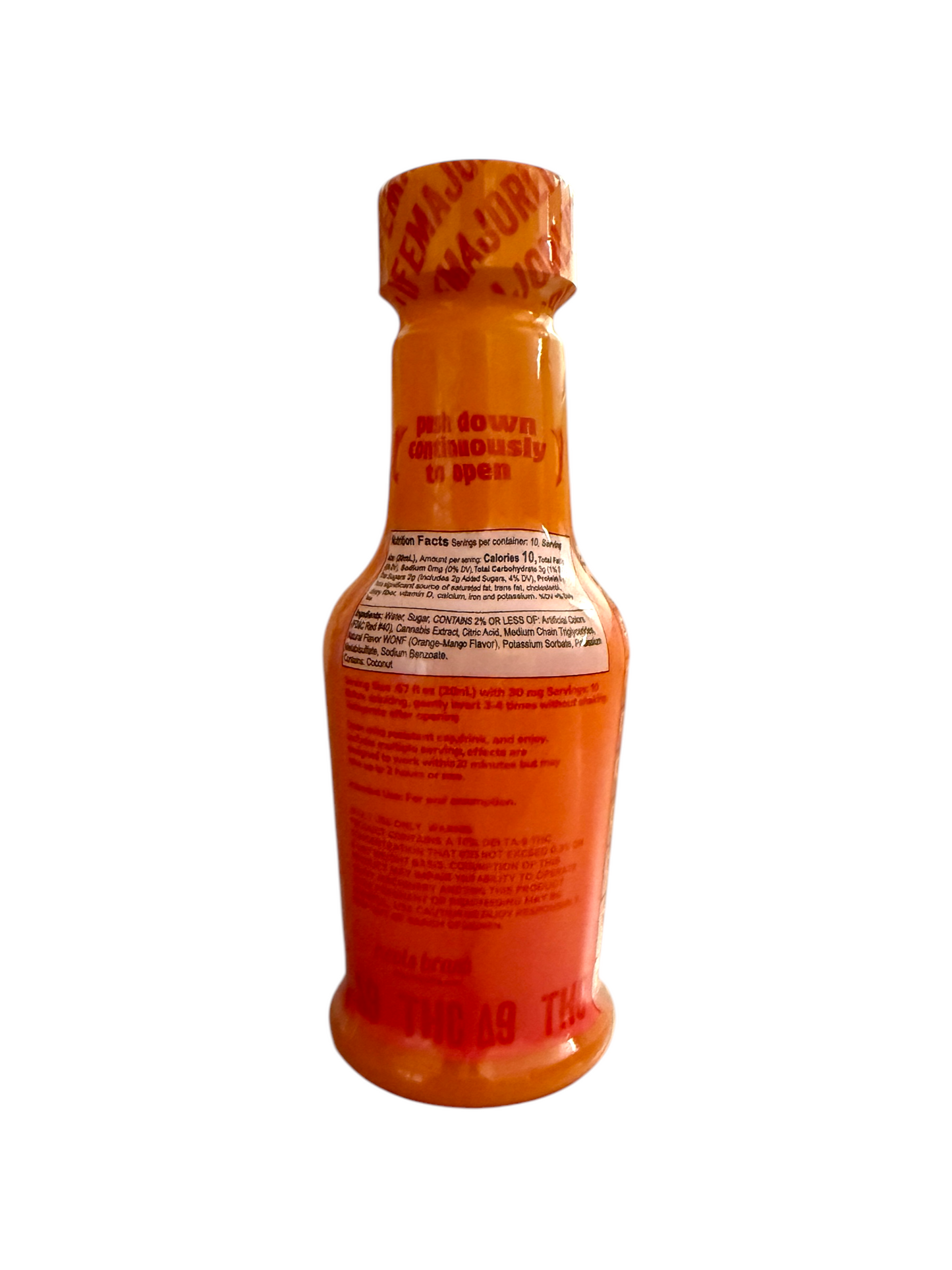 Major- Orange Mango, Fast Acting Shot (300mg per bottle) 12 bottles per case