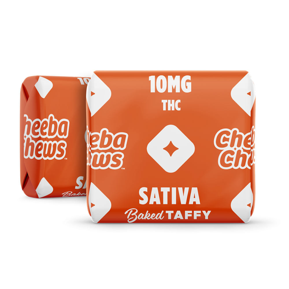 Cheeba Chews - Sativa (100mg per bag) (20 bags per case)