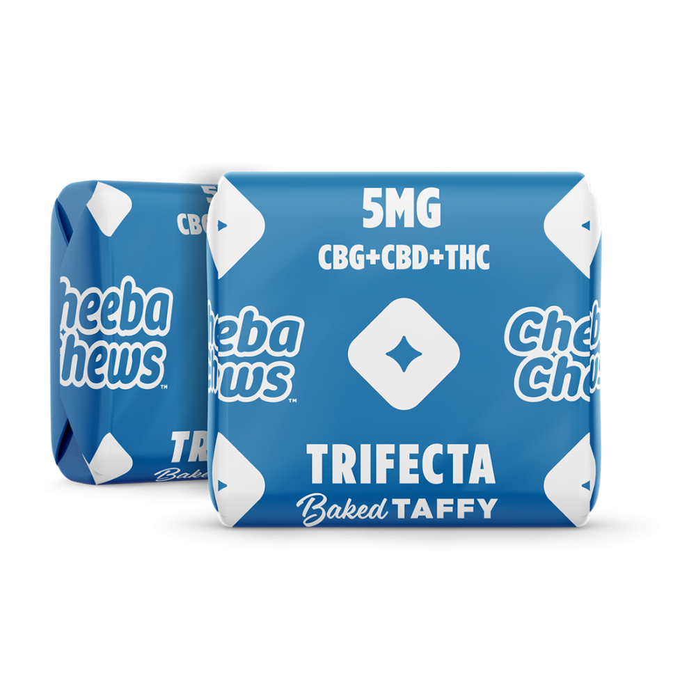 Cheeba Chews - Trifecta (100mg per bag) (10 bags per case)