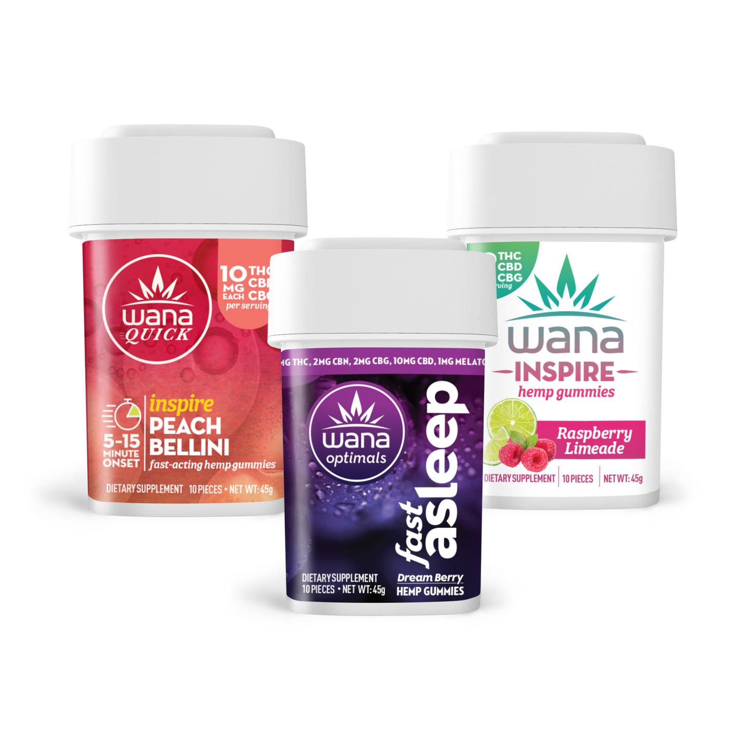 Wana Starter Bundle: 3 Classic SKUs (6 ea): 3 Quick SKUs (6 ea): 2 Sleep SKUs (7 ea): (50 TTLUnits)