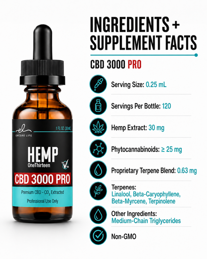 CBD 3000 PRO (Broad Spectrum)