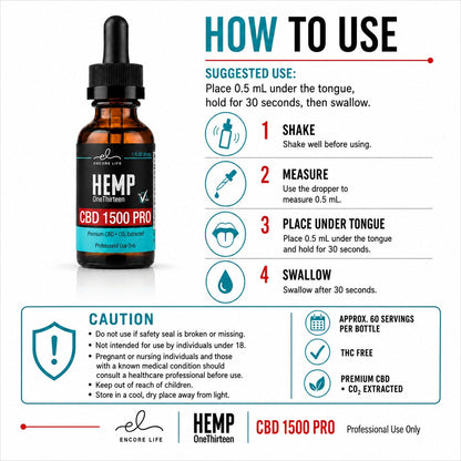 CBD 1500 PRO (Broad Spectrum)
