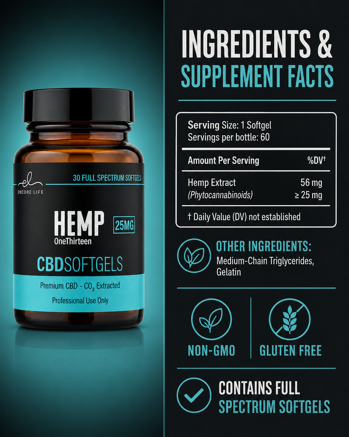 25mg Softgels (30 ct)
