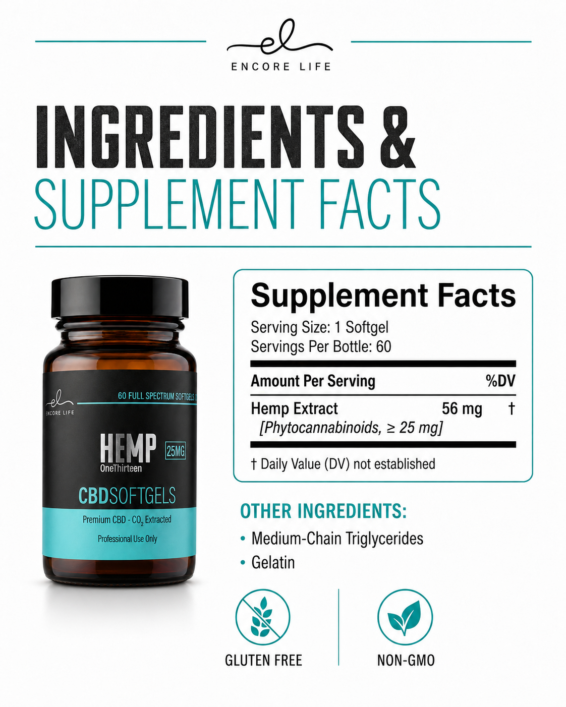 25mg Softgels (60 ct)