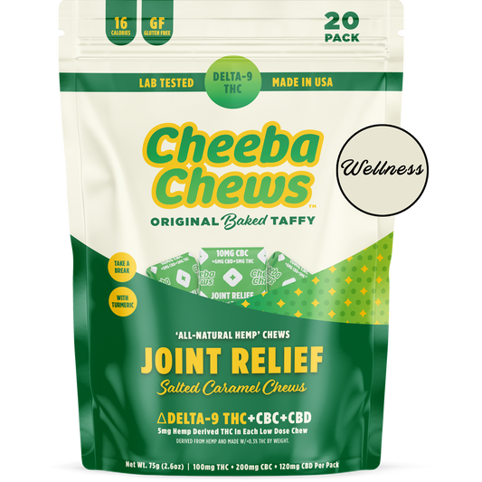 Cheeba Chews - Joint Relief (100mg per bag) (10 bags per case)