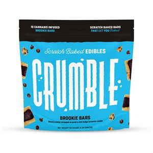 Crumble - Brookie Bars  10 pieces (10mg each, 100mg total) 10 bags per case