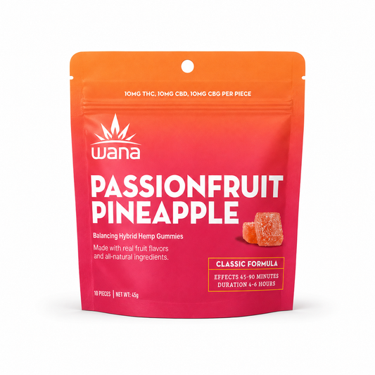Wana Balance: Passionfruit Pineapple (100mg TTL) (10 units per case)