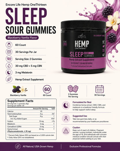 Sleep Sour Gummies