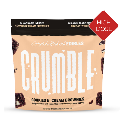 Crumble - Cookies N' Cream  10 pieces (30mg each, 300mg total) 10 bags per case