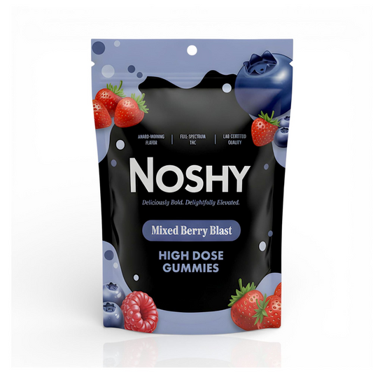 Noshy - Mixed Berry Blast -10mg THC - 60ct bag - 20 per case